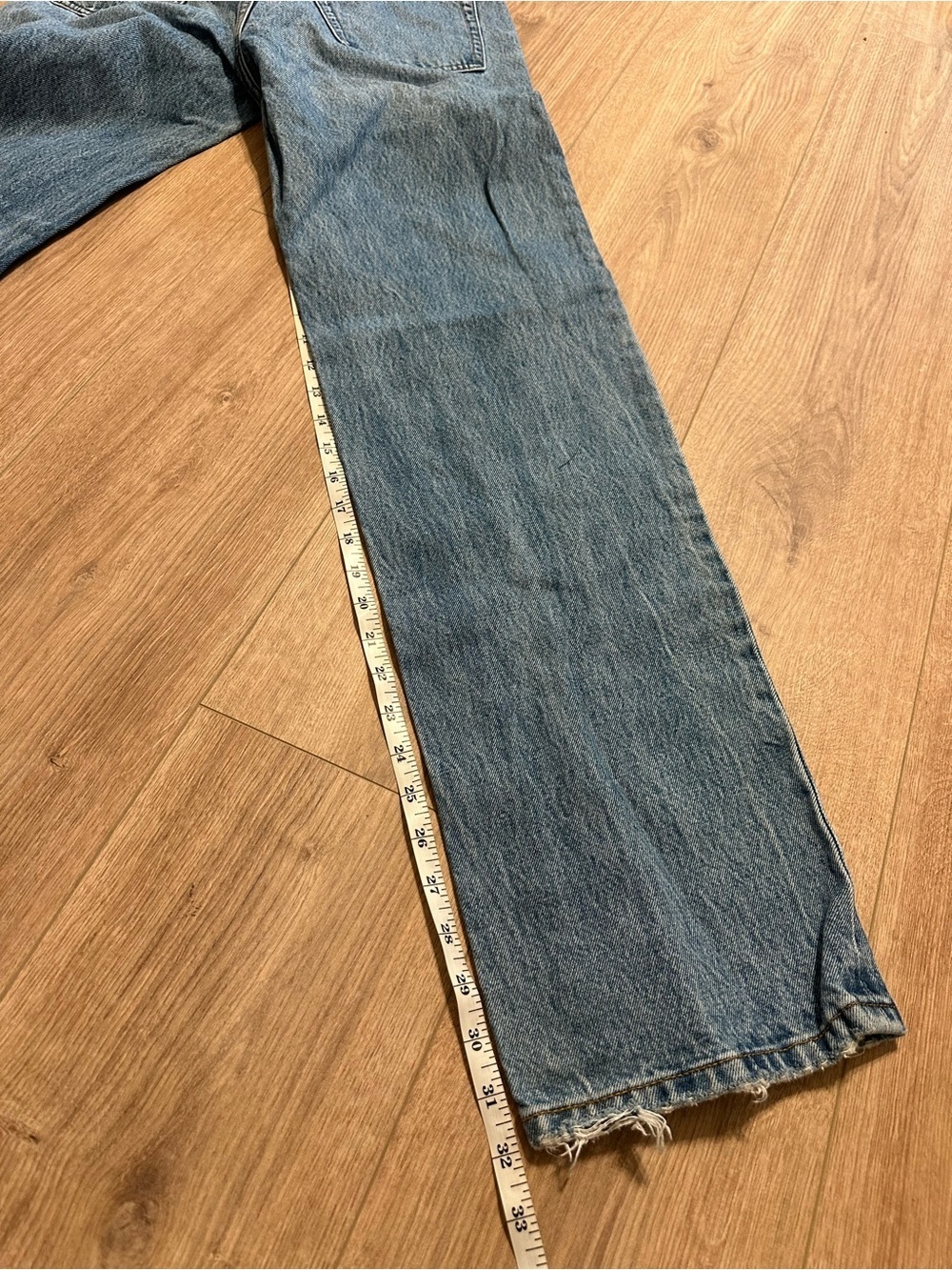 Alexander Wang logo blue jeans size 27 - Picture 7 of 9
